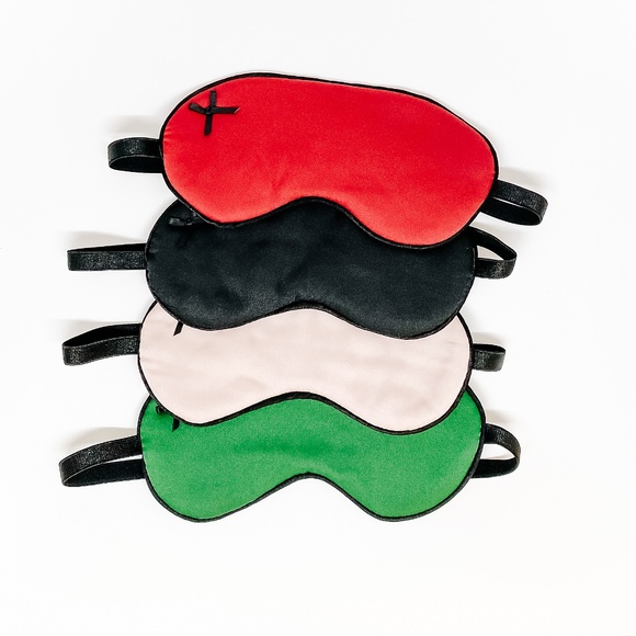 Handmade Sleep mask satin Pink - Picture 3 of 3